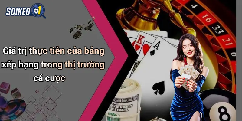 Giá trị thực tiễn của bảng xếp hạng trong thị trường cá cược