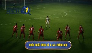 Chiến thuật bóng đá 4-1-4-1 phòng ngự