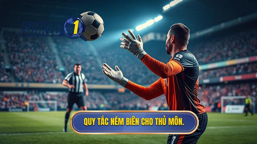 1. Quy tắc ném biên cho thủ môn.