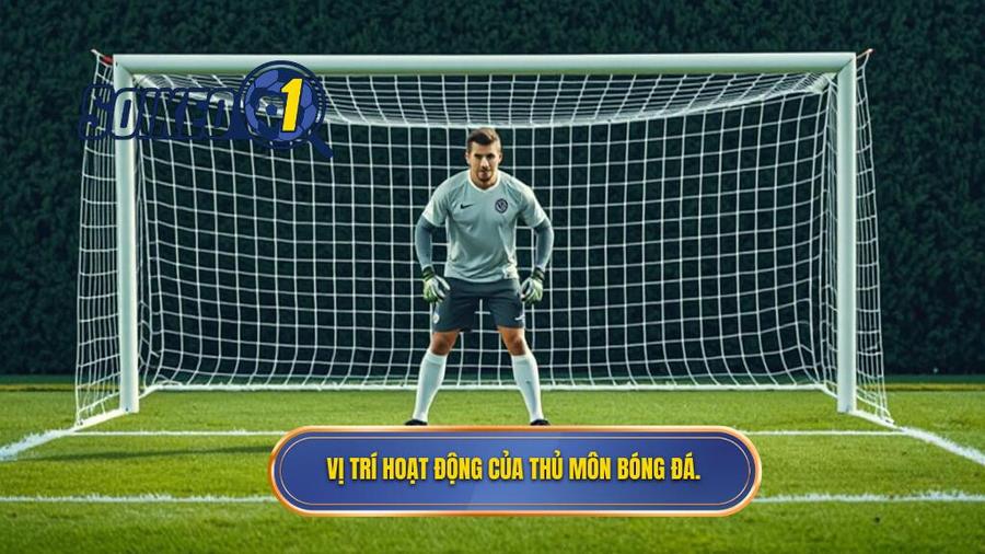 1. Vị trí hoạt động của thủ môn bóng đá.