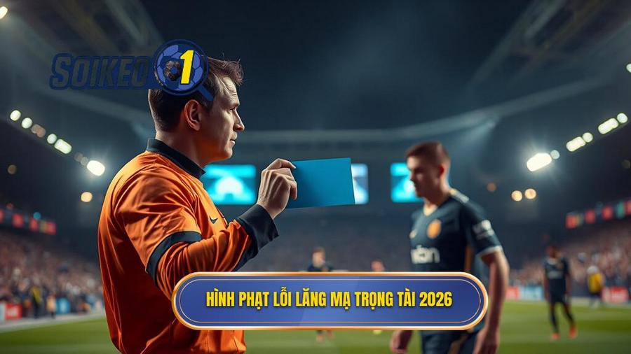 2. Hình phạt lỗi lăng mạ trọng tài 2026