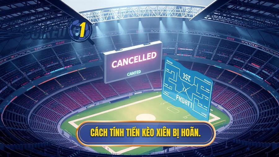 3. Cách tính tiền khi kèo bóng đá bị hoãn đối với kèo xiên (Parlay)