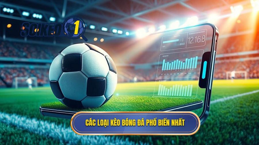 2. Các loại kèo bóng đá phổ biến nhất