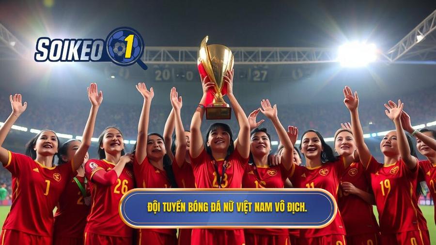 2. Đội tuyển bóng đá nữ Việt Nam vô địch.