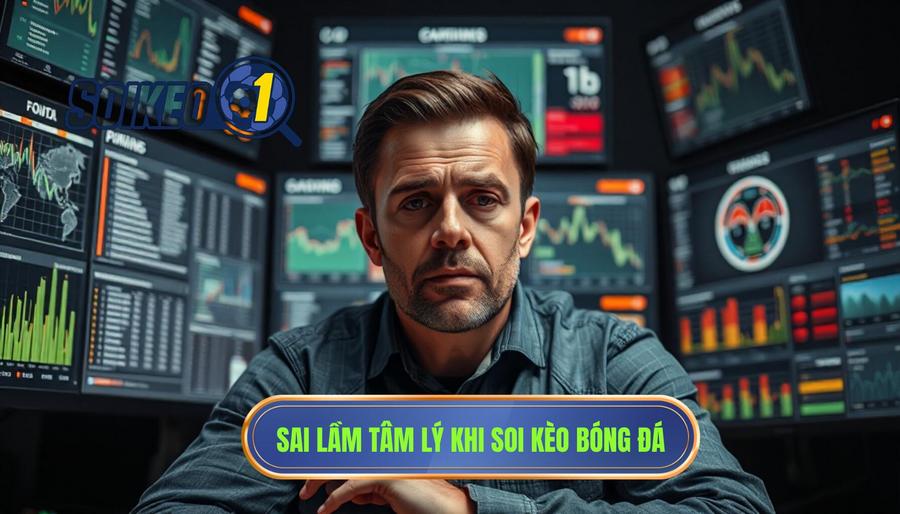 Sai lầm khi soi kèo bóng đá do yếu tố tâm lý