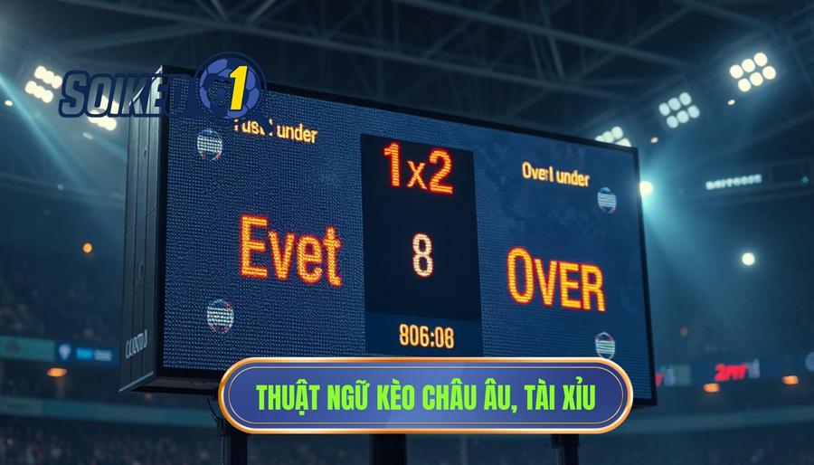 Thuật ngữ trong kèo Châu Âu và Tài Xỉu